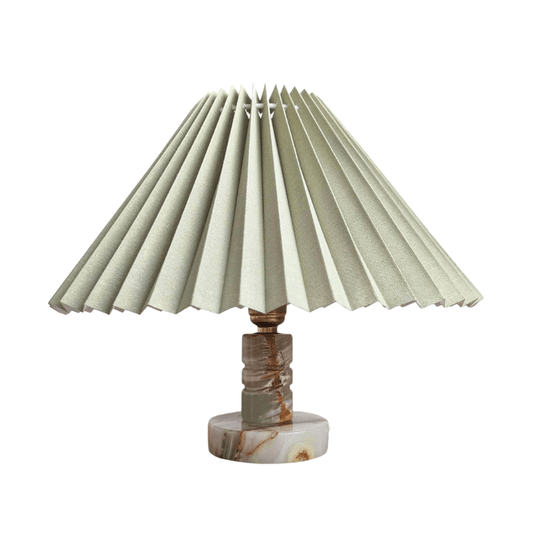 Rippled Onyx Coloumn Lamp