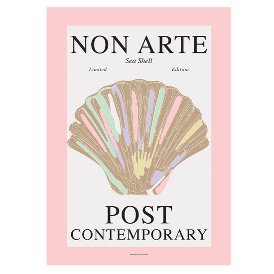 Sea Shell Pink Poster Print