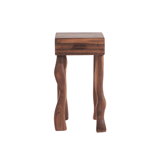 Foot Side Table With Drawer