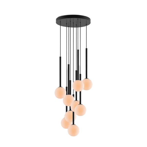 Charcoal grey cluster ceiling light