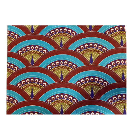 Matthew Williamson Cotton Placemats - Peacock Feather Set of 2