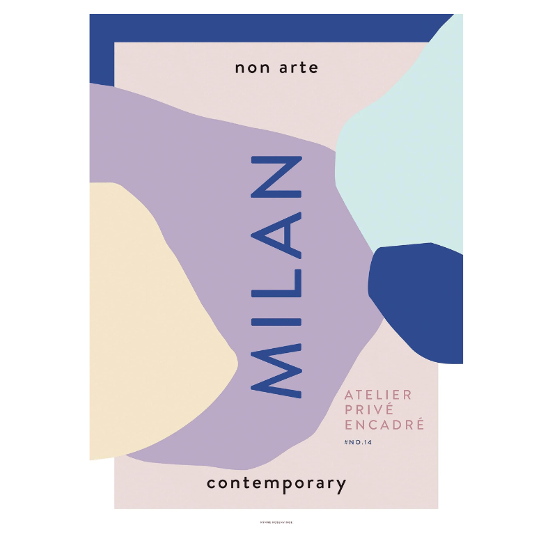 Non Arte "Milan" Poster