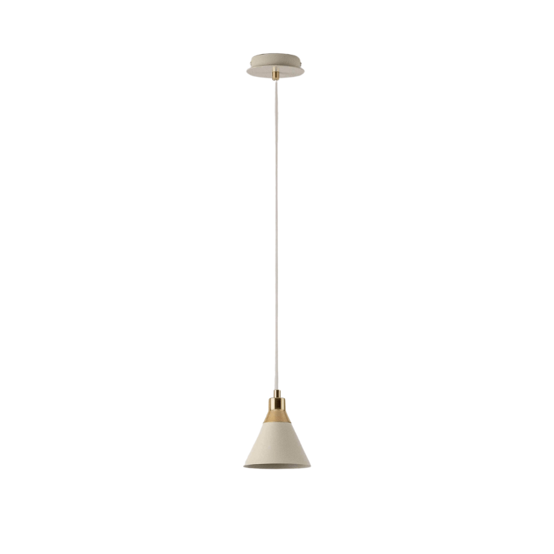 Sand cone pendant ceiling light