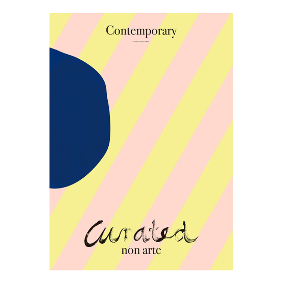 Curated - Blue Shape Poster Print