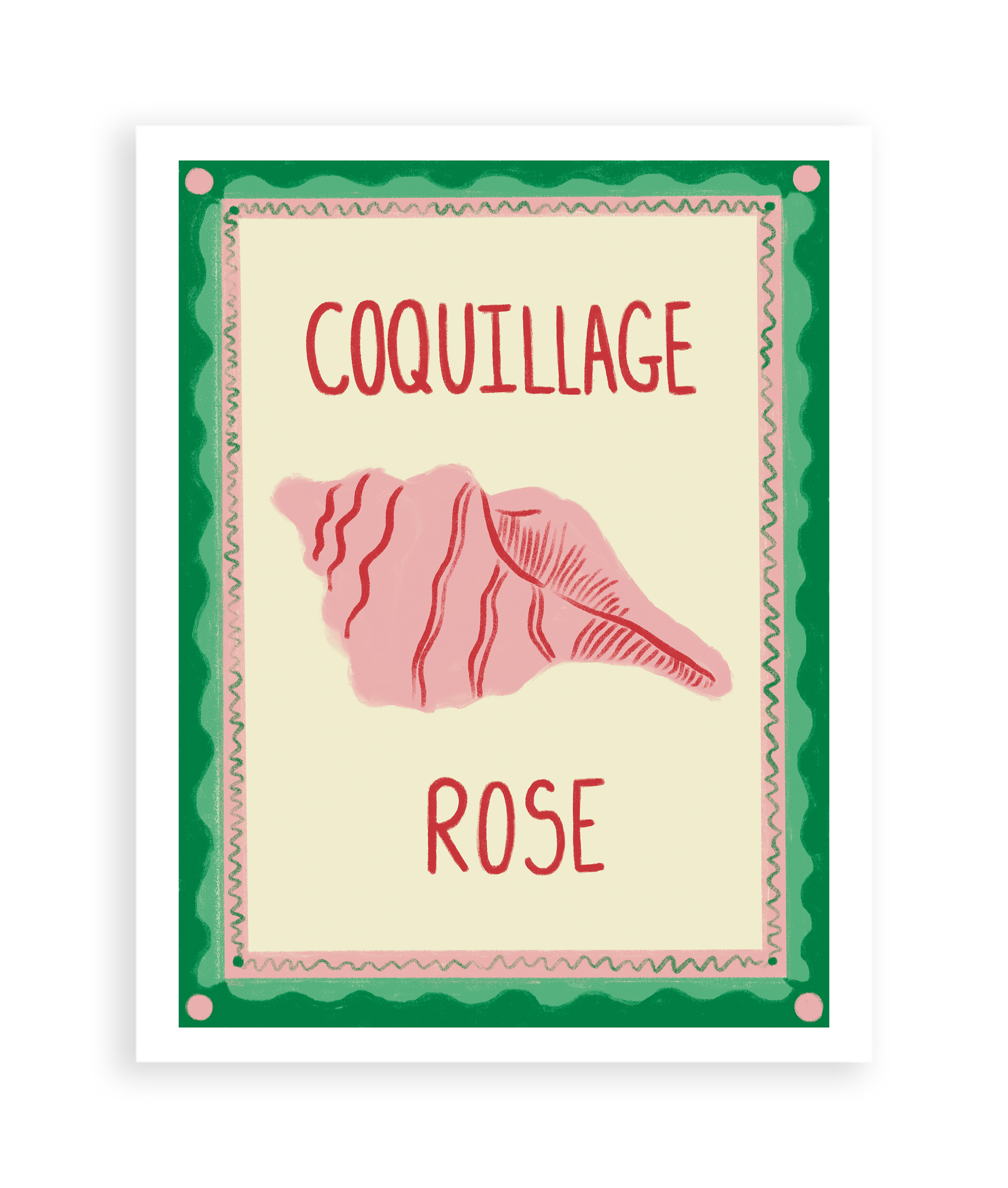Coquillage Art Print