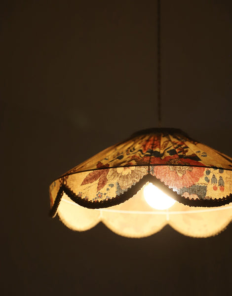 Cosette Printed Floral Pendant Light "Isabelle"