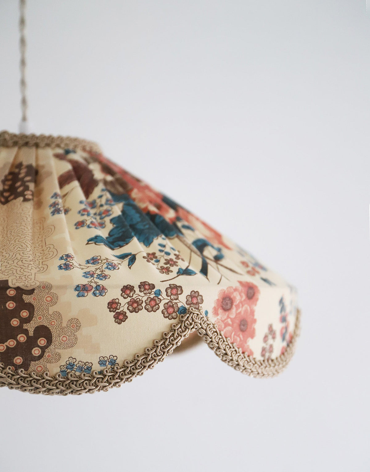 Cosette Printed Floral Pendant Light "Isabelle"