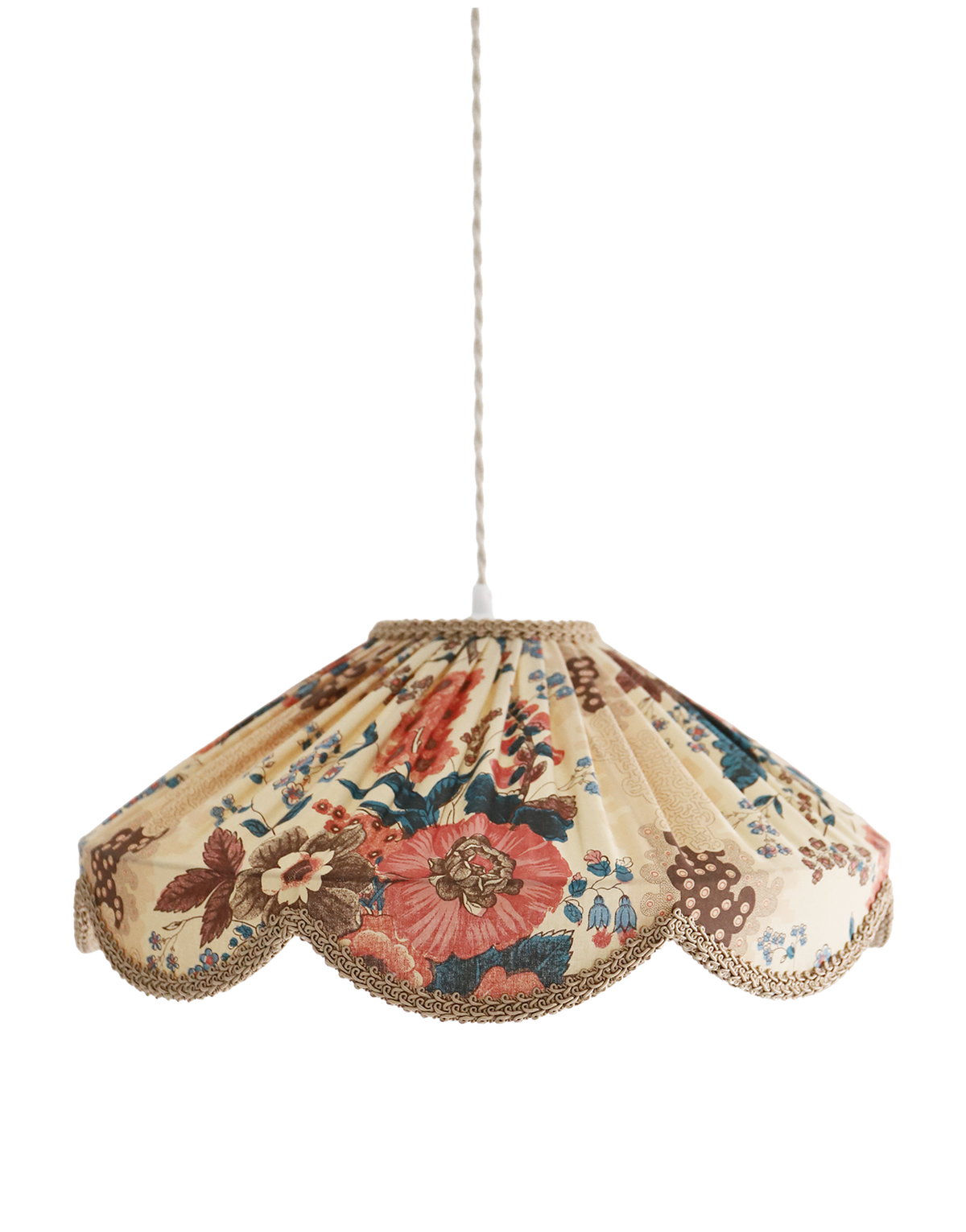 Cosette Printed Floral Pendant Light "Isabelle"