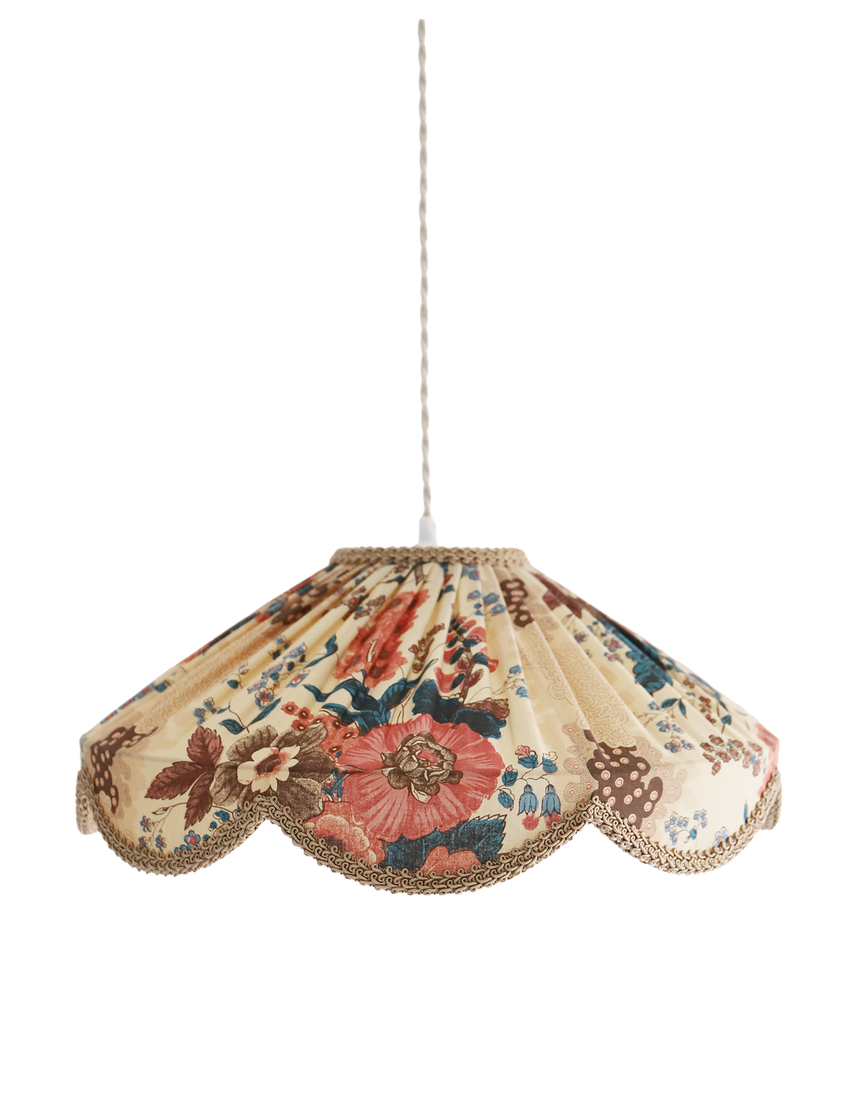Cosette Printed Floral Pendant Light "Isabelle"