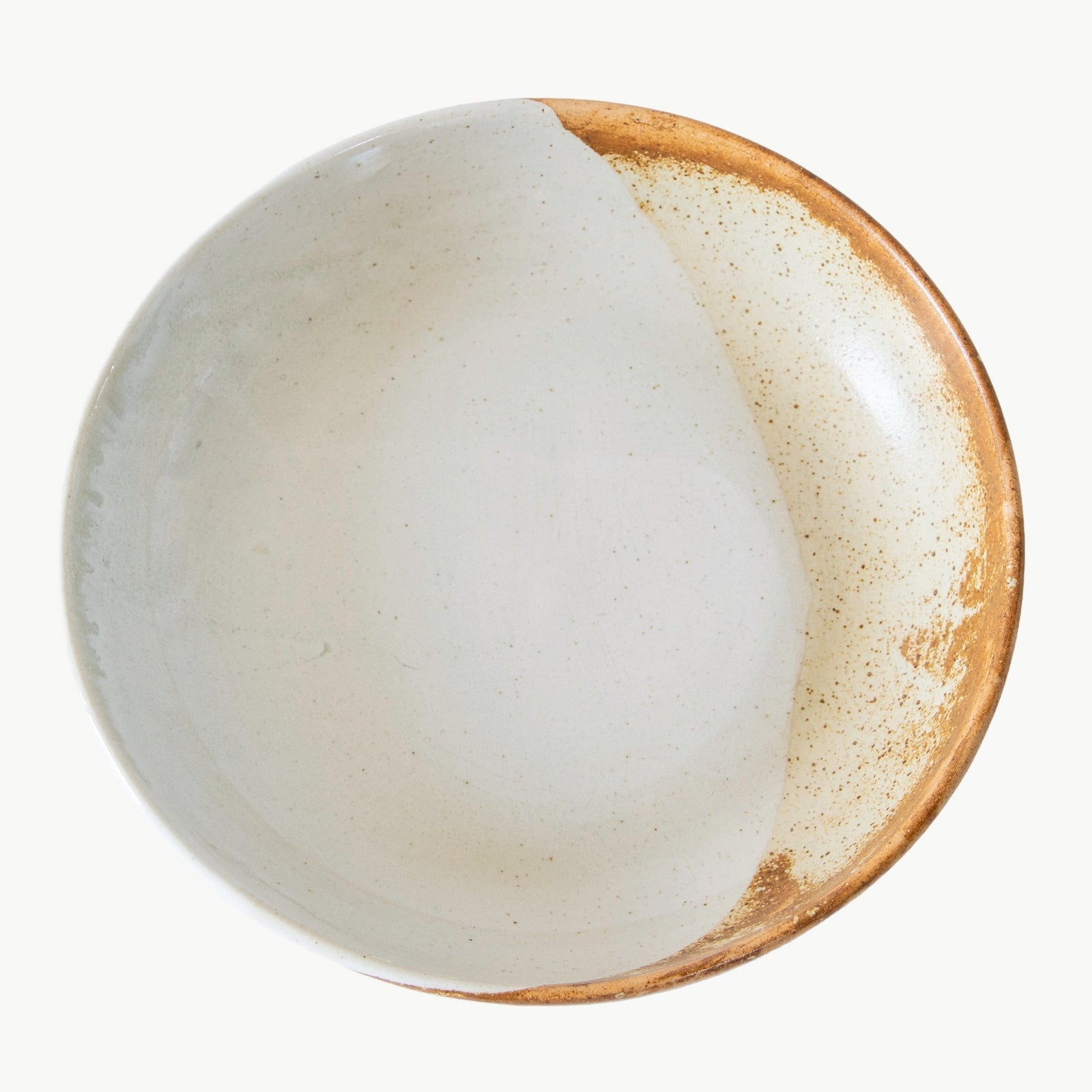 Tavora Pasta Bowls Set of 4, Reactive Salt-glaze - White