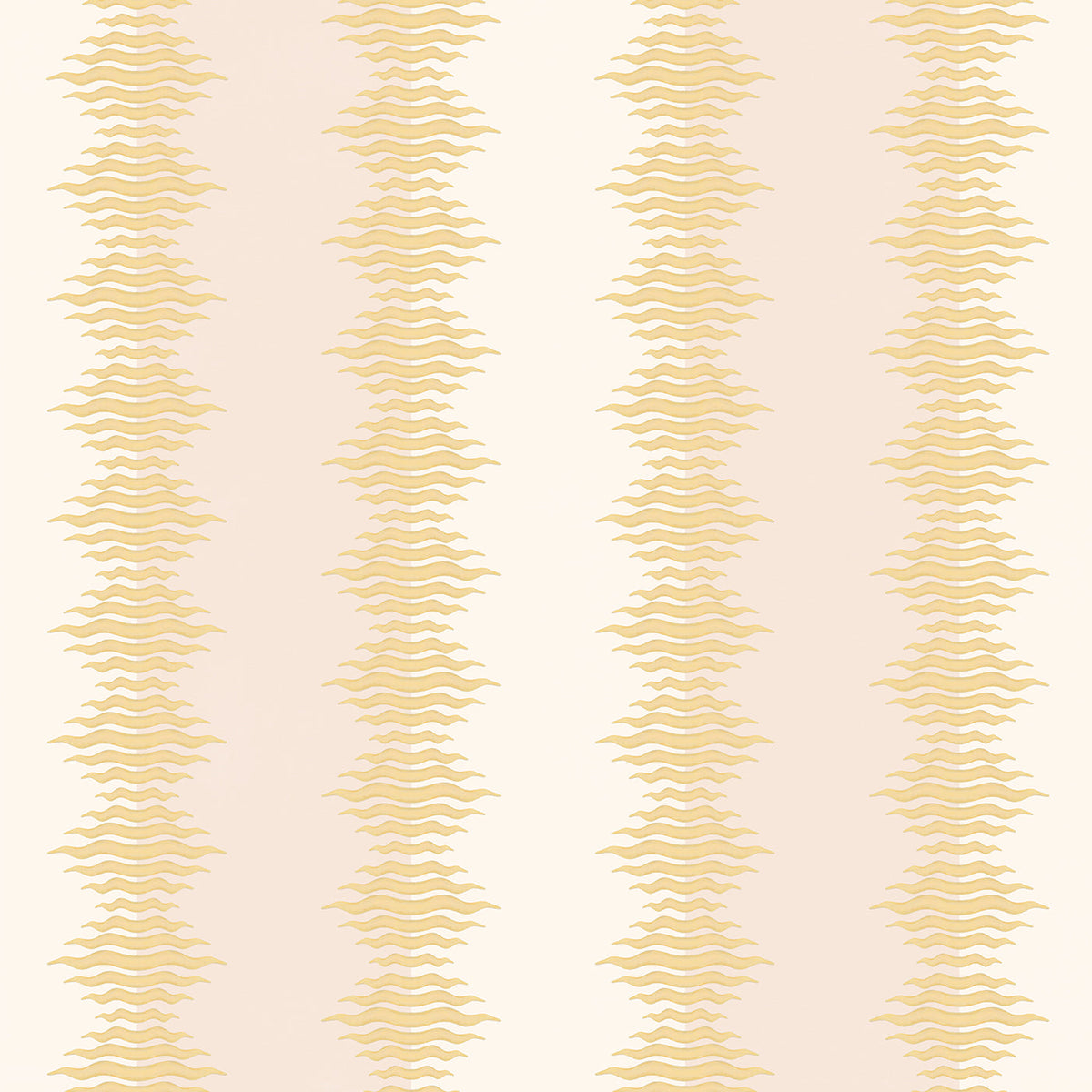 Crimped Stripe Wallpaper -  Powder