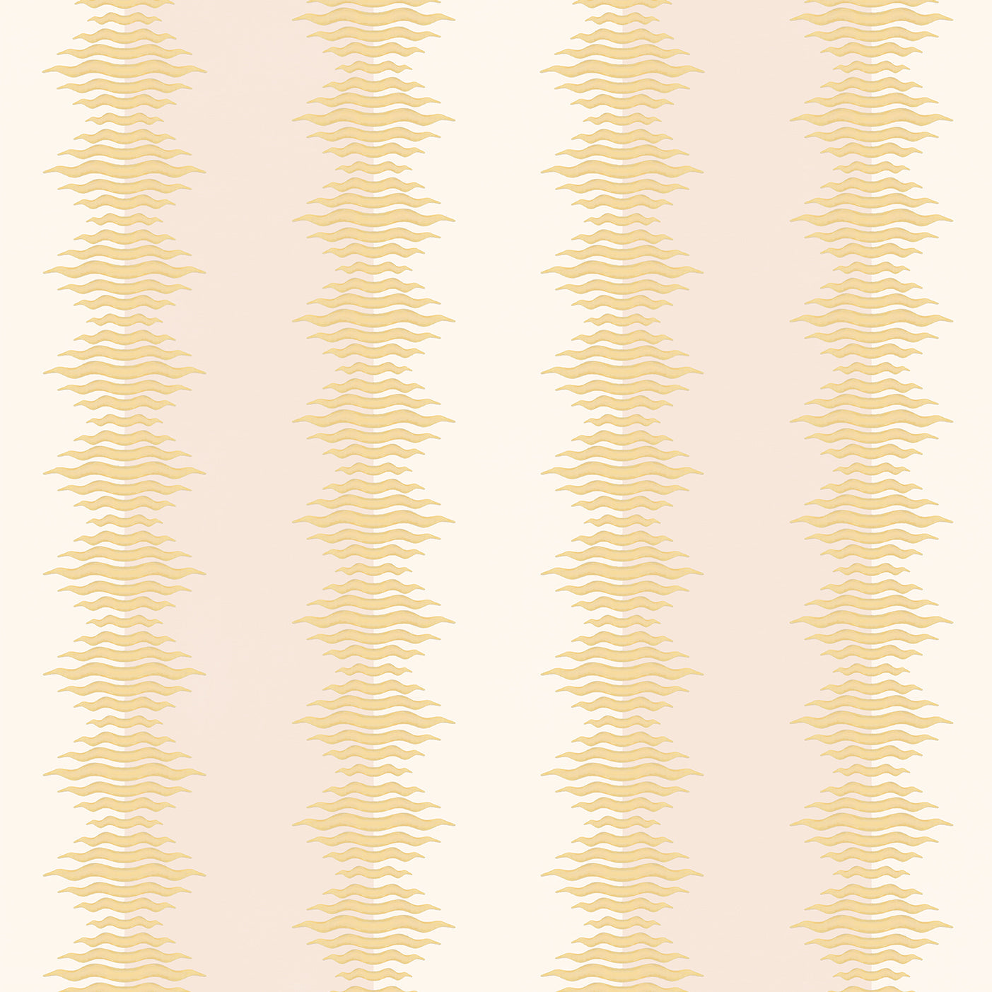 Crimped Stripe Wallpaper -  Powder
