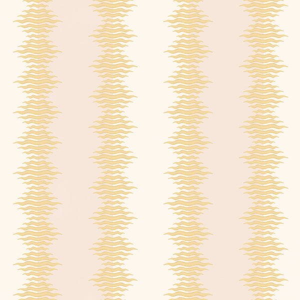 Crimped Stripe Wallpaper -  Powder