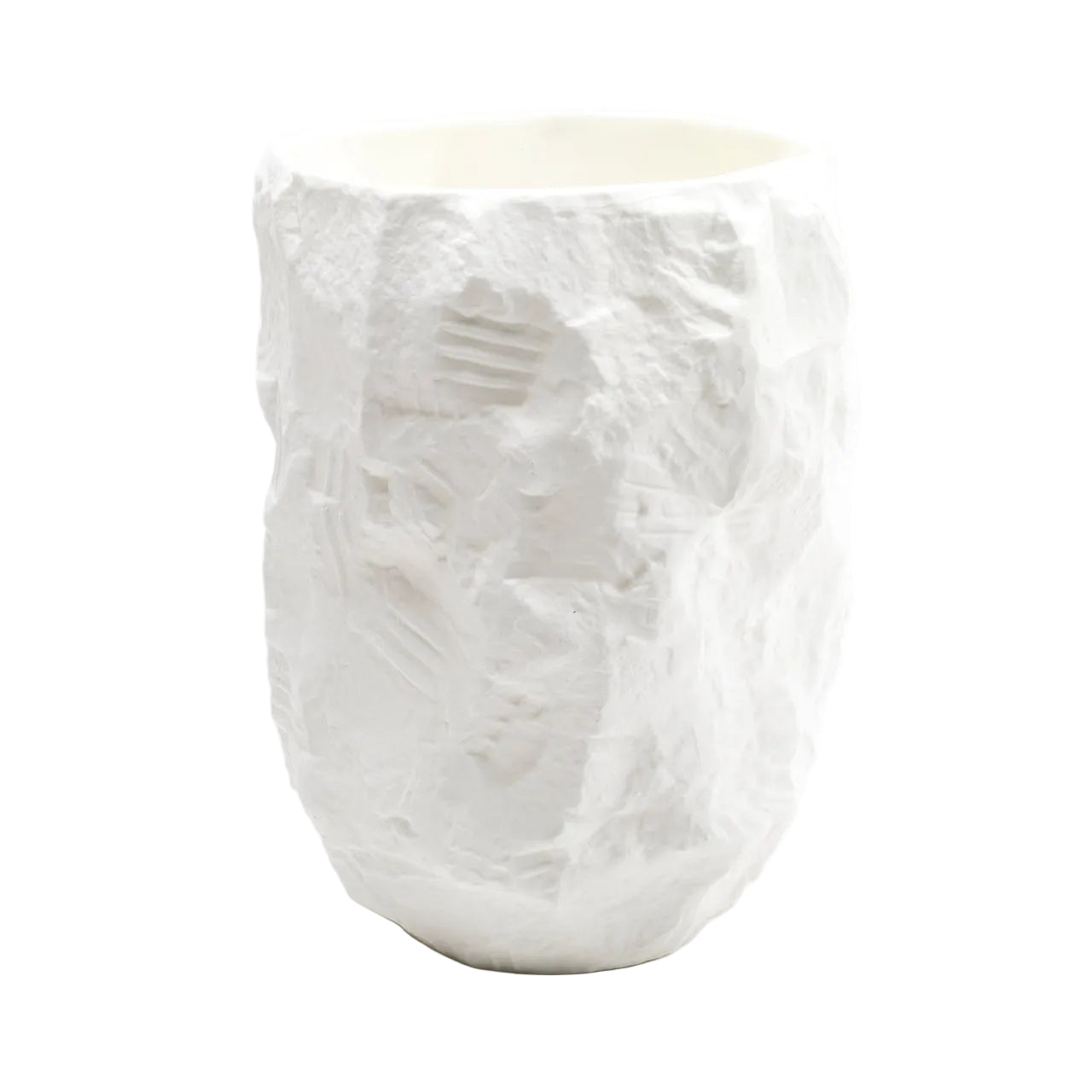Crockery White Tall Vase
