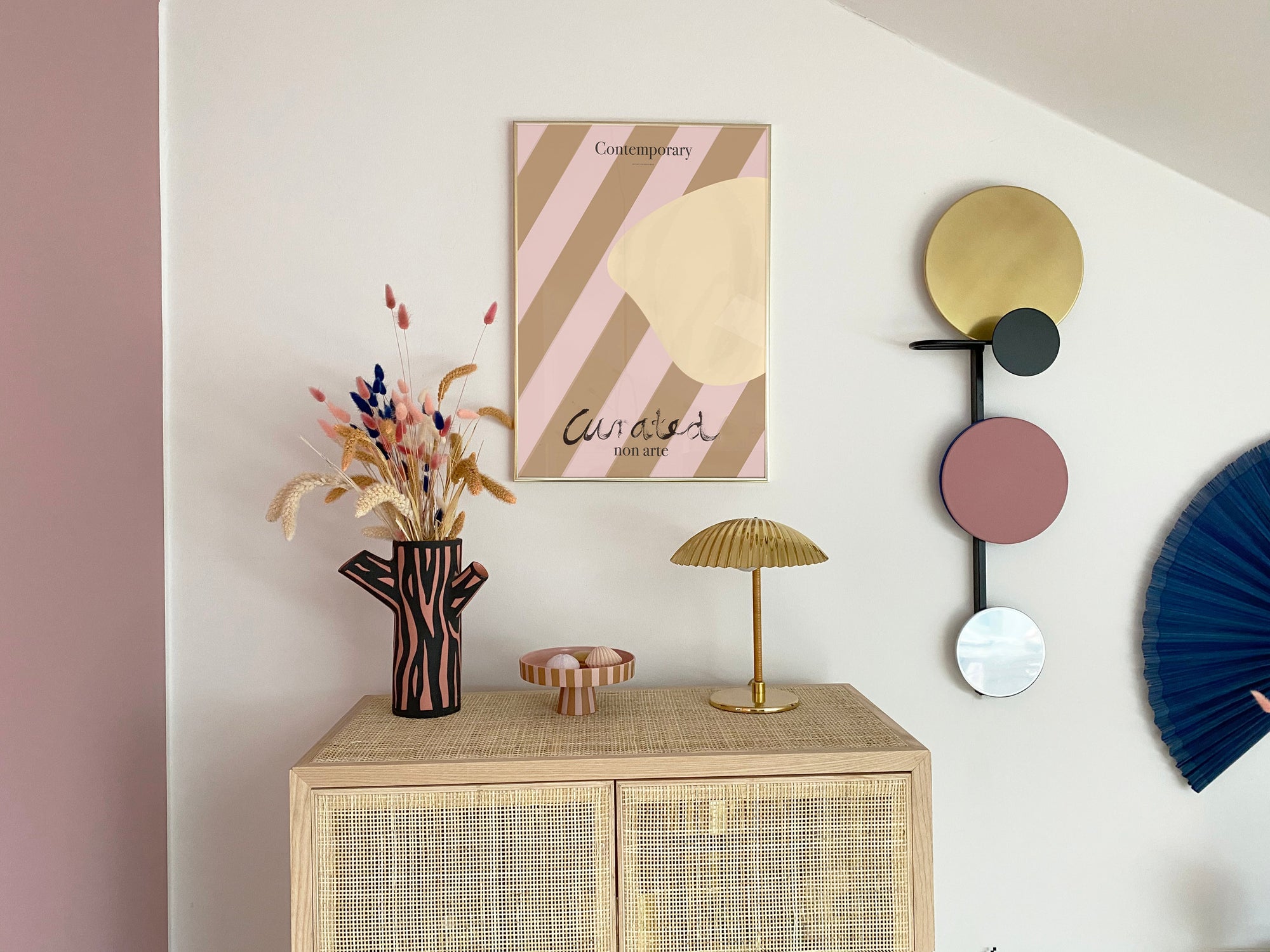 Curated - Mustard Shape Print