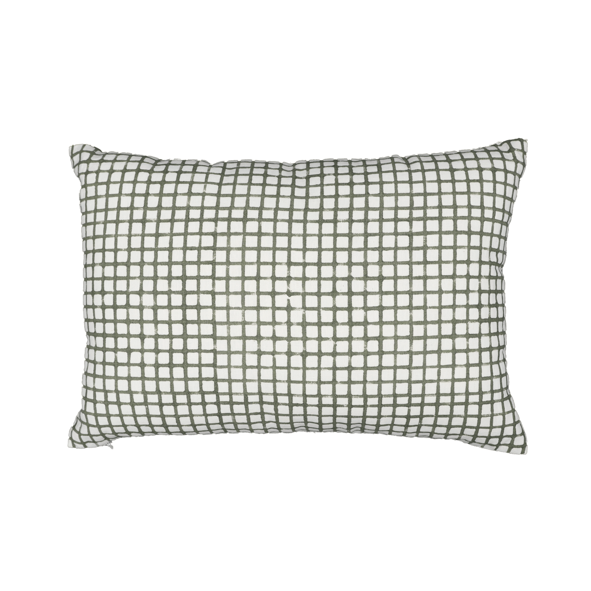 Block Printed Kaleido Pillow Cover 14" x 20"