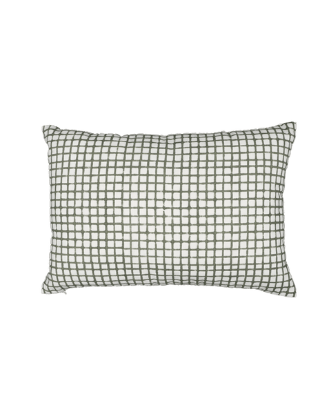 Block Printed Kaleido Pillow Cover 14" x 20"