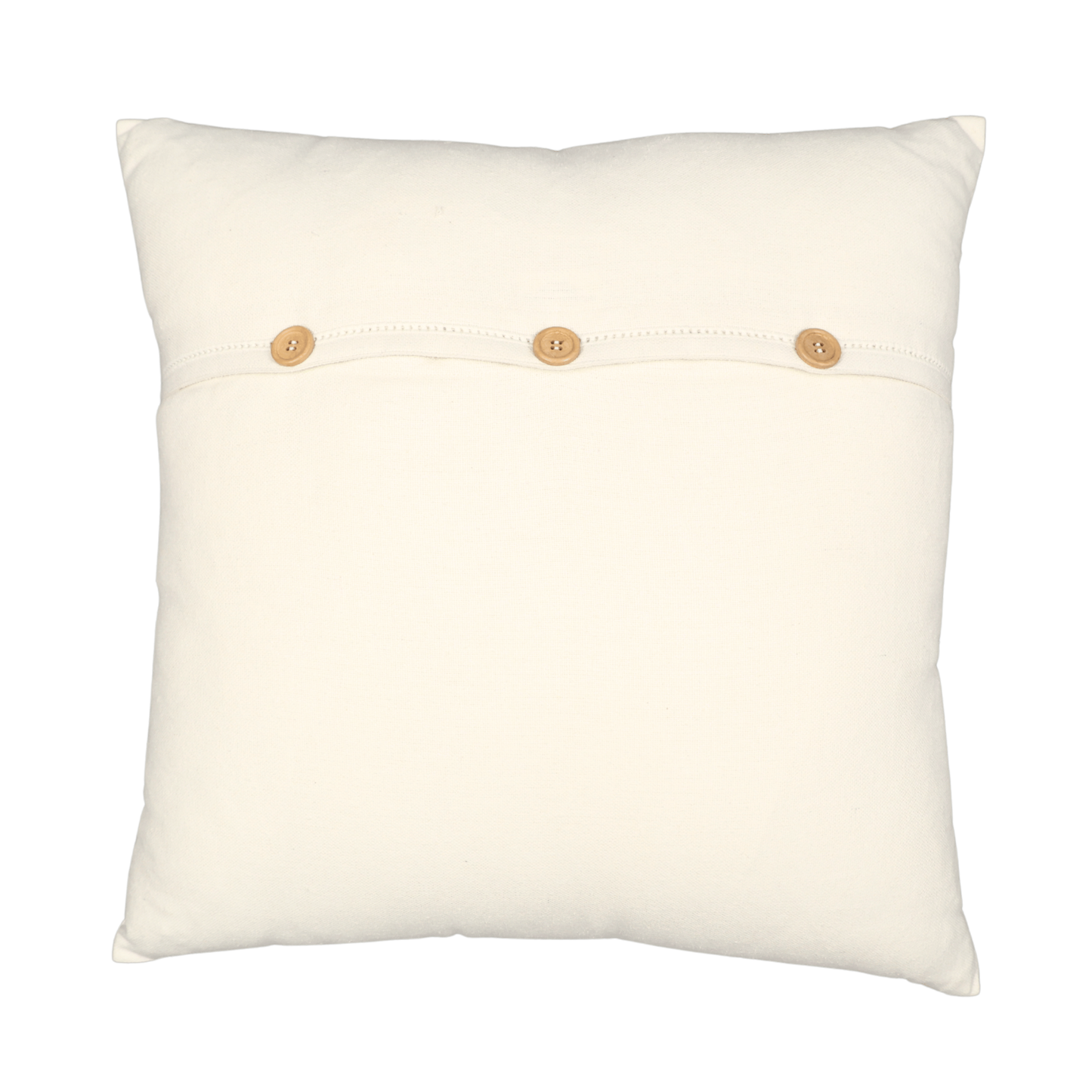 Hand Embroidered Silk Pillow Cover 20" x 20"