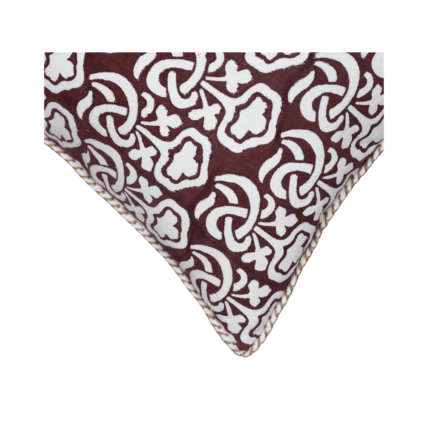 Block Printed Kaleido Pillow Cover 20" x 20"