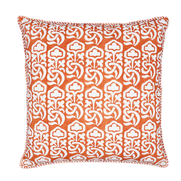 Block Printed Kaleido Pillow Cover 20" x 20"