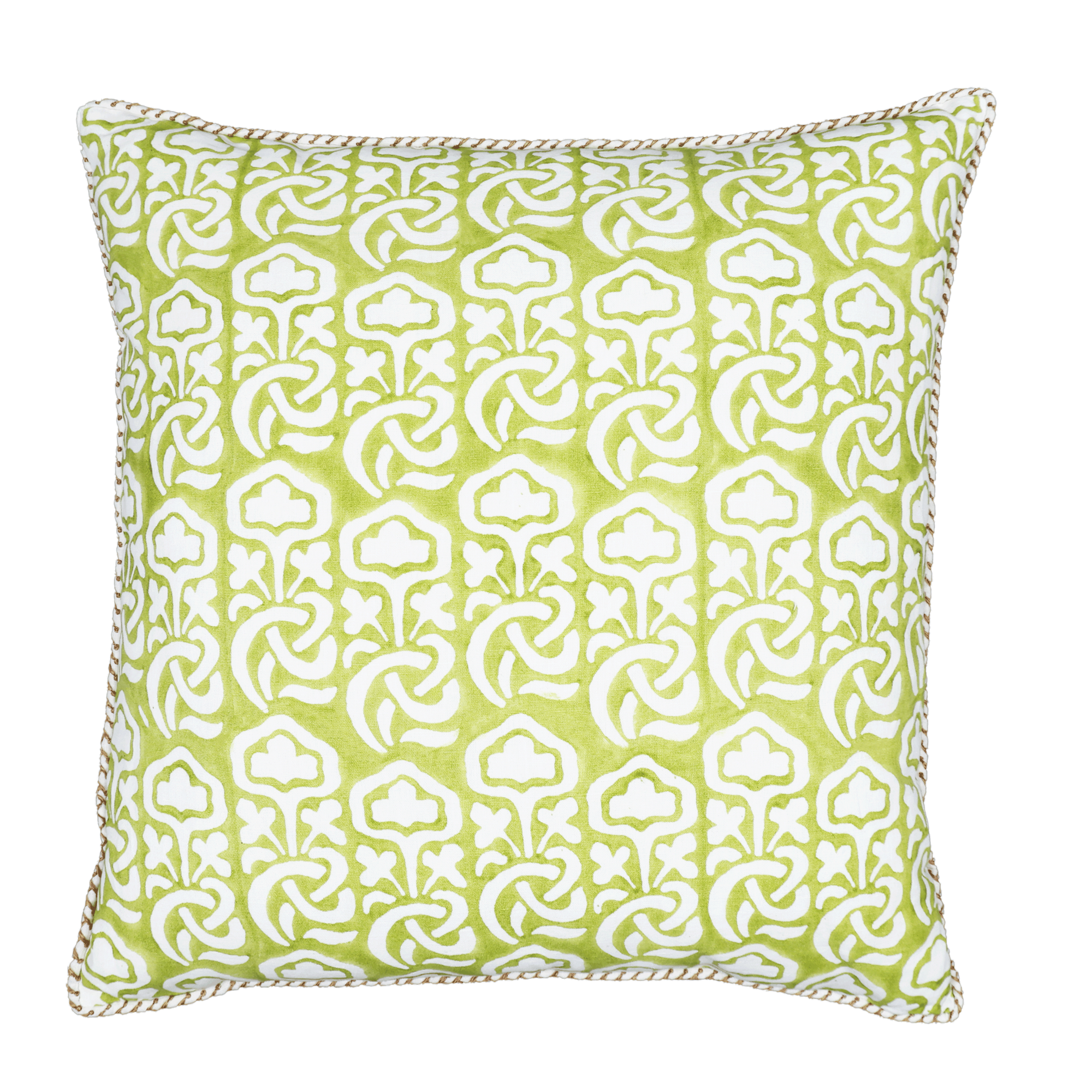 Block Printed Kaleido Pillow Cover 20" x 20"
