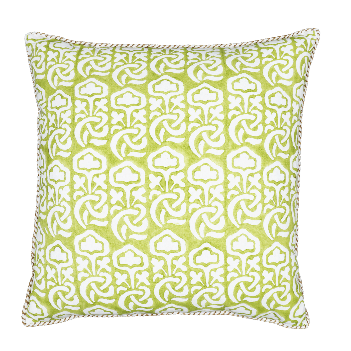 Block Printed Kaleido Pillow Cover 20" x 20"