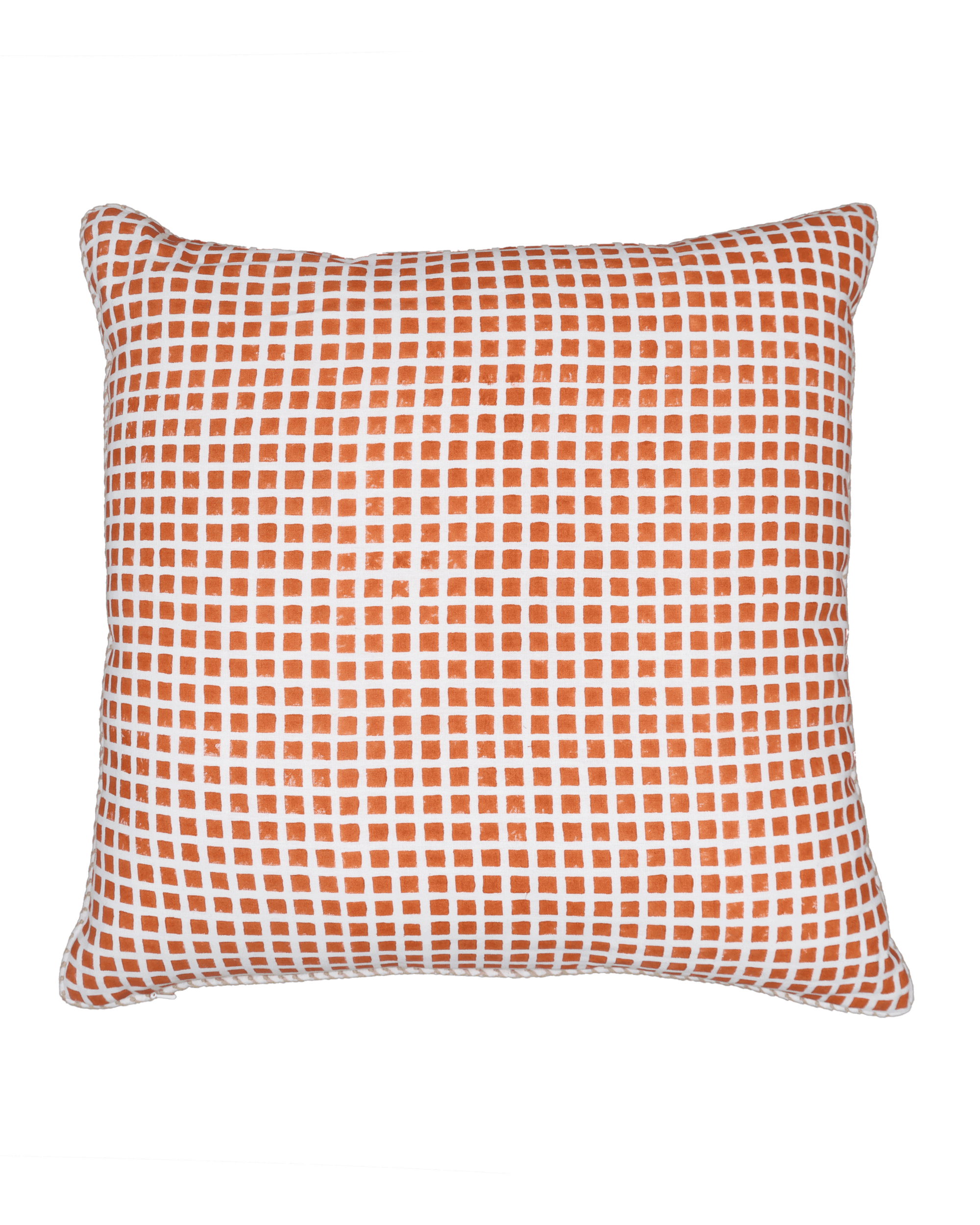 Block Printed Kaleido Pillow Cover 20" x 20"