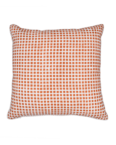 Block Printed Kaleido Pillow Cover 20" x 20"