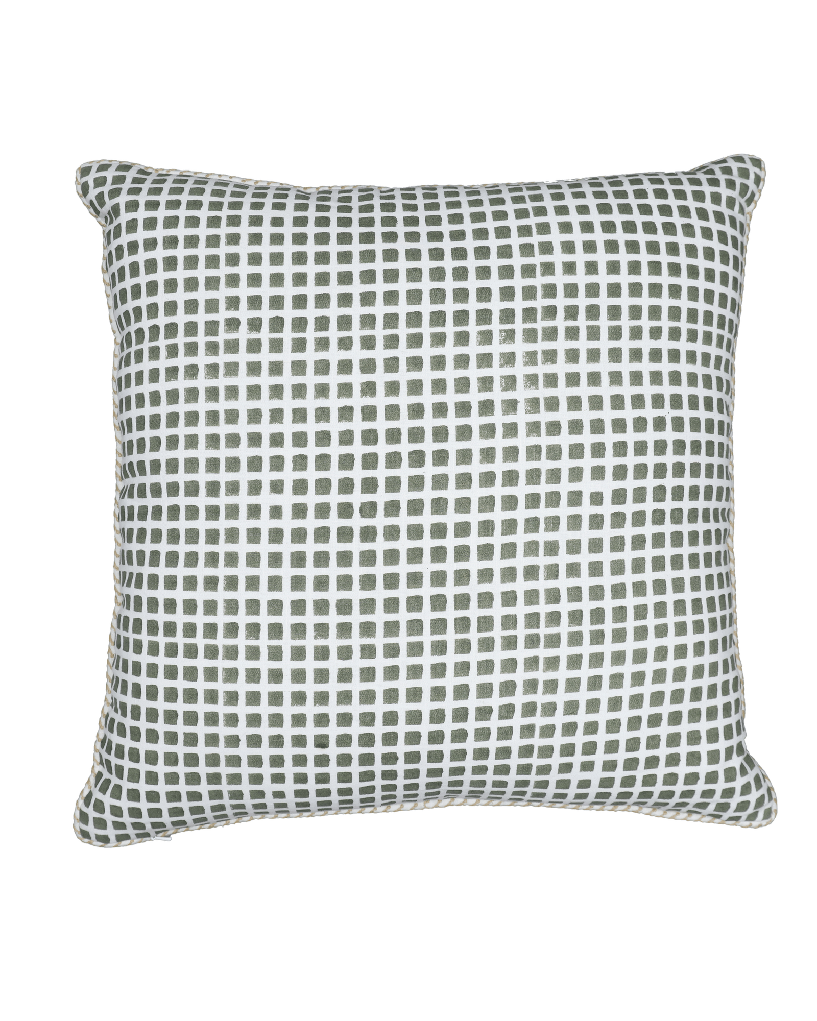 Block Printed Kaleido Pillow Cover 20" x 20"