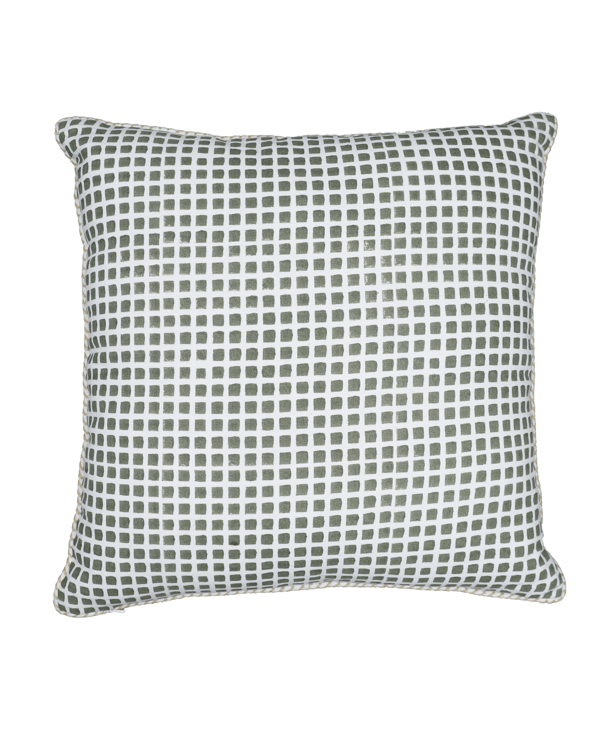 Block Printed Kaleido Pillow Cover 20" x 20"