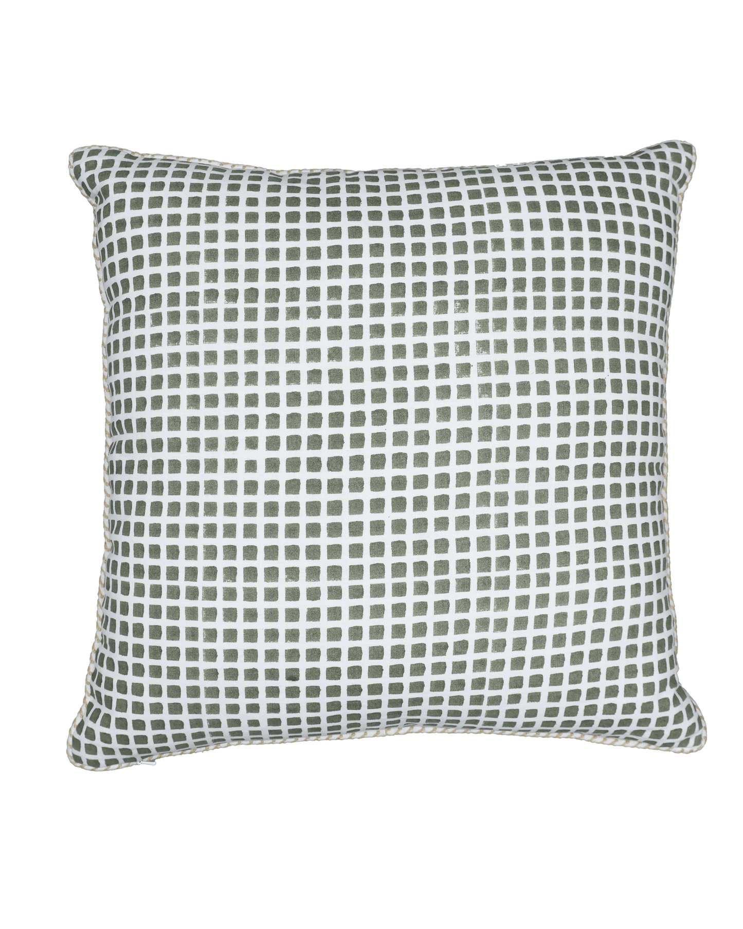 Block Printed Kaleido Pillow Cover 20" x 20"