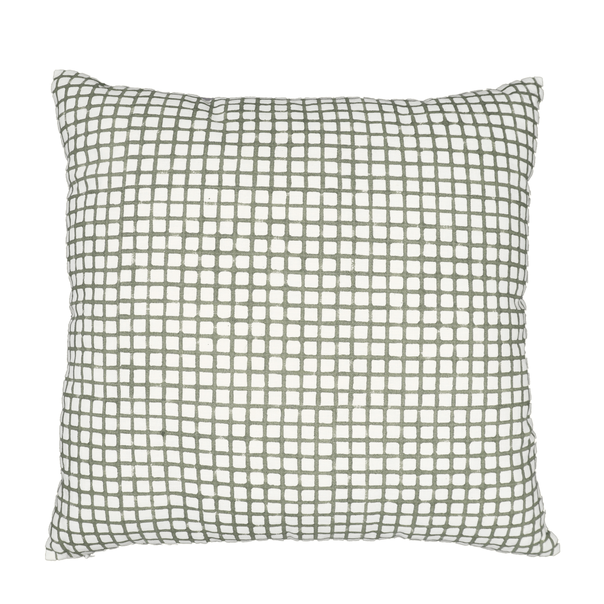 Block Printed Kaleido Pillow Cover 20" x 20"