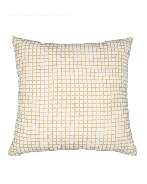 Block Printed Kaleido Pillow Cover 20" x 20"
