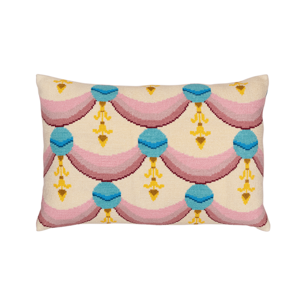 Cross-Stitch Pillow Cover 14×20 in