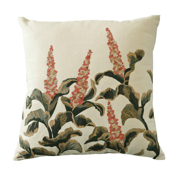 Tapestry Hand Embroidered Silk Pillow Cover 20×20 in