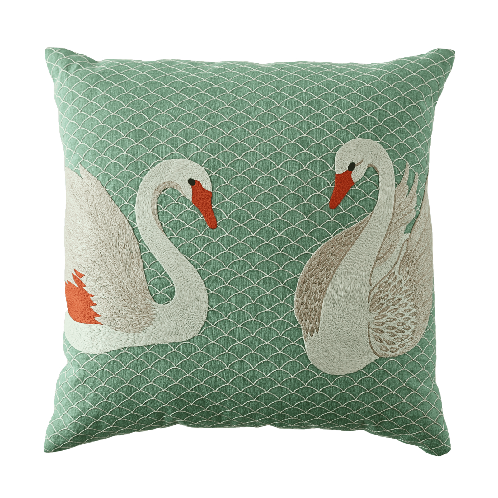 Embroidered Pillow - 20x20 in