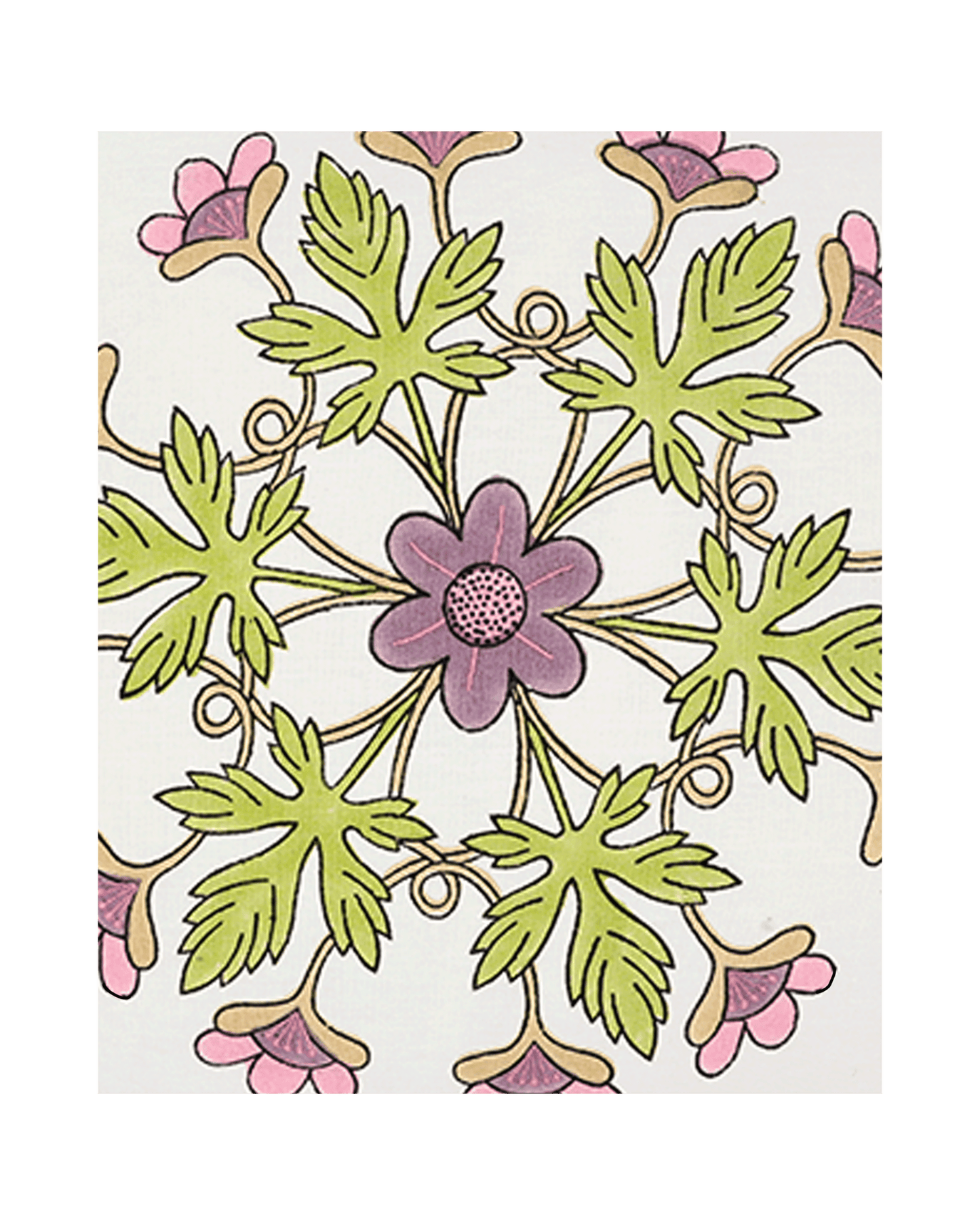 Block Printed Kaleido Pillow Cover 20" x 20"