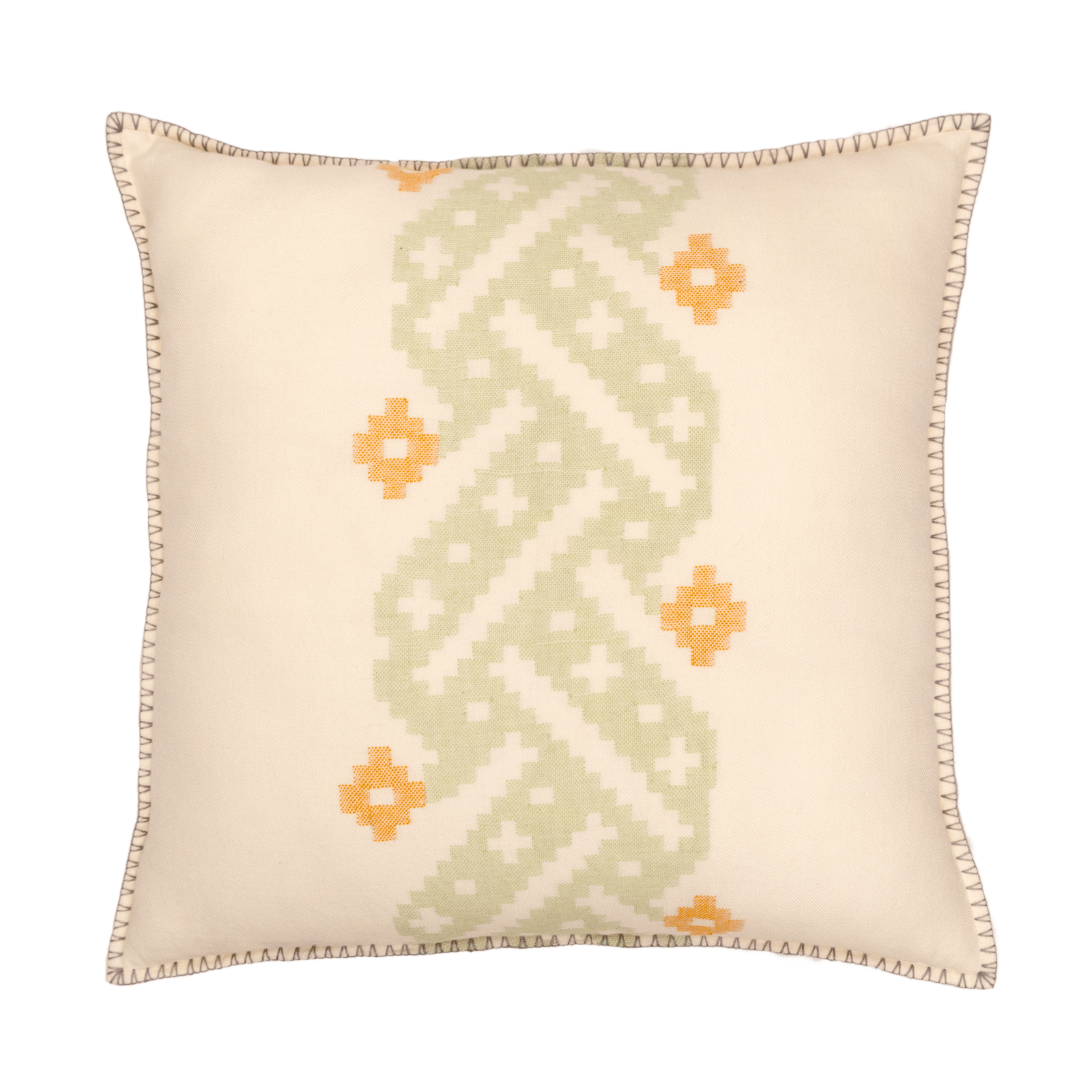 Extra-Weft Merino Pillow Cover 20×20 in