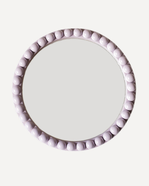 Round Over-Sized Bobbin Mirror