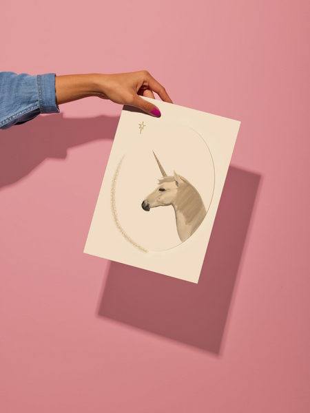 I Believe in Unicorns Art Print