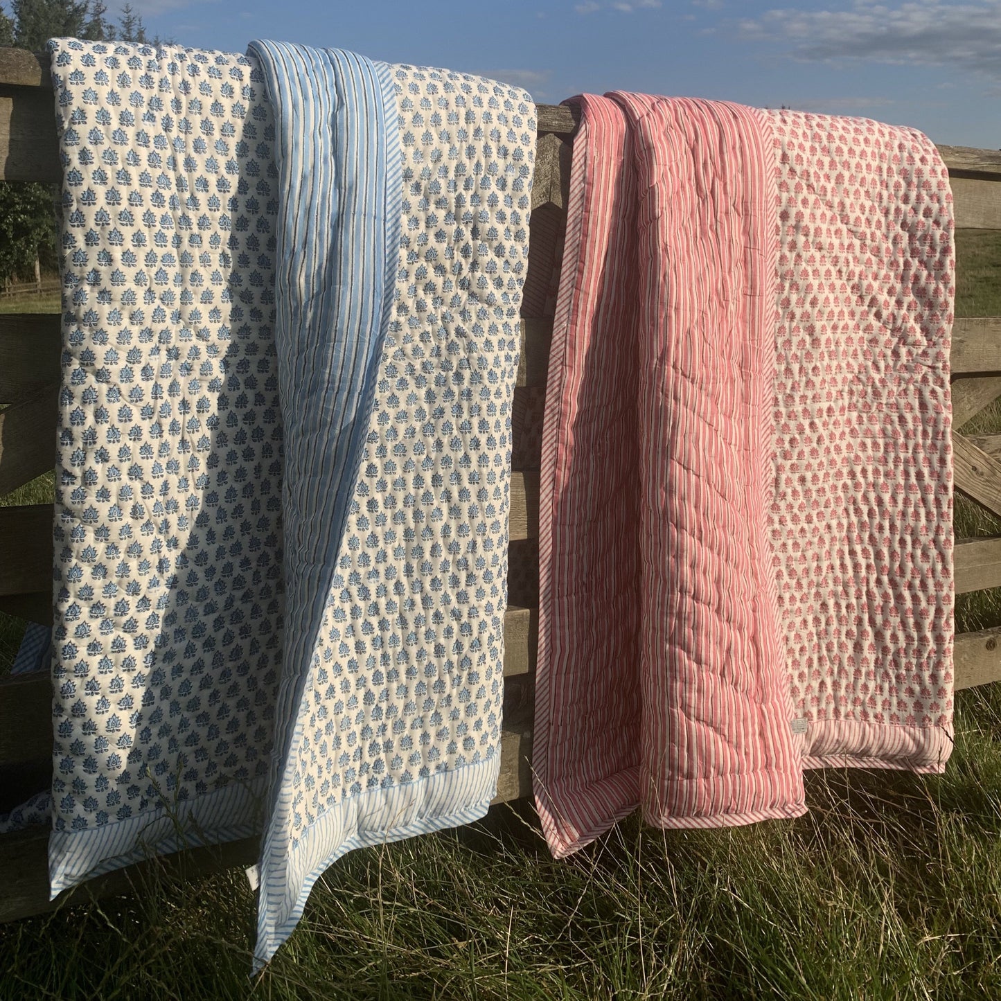 Pomily print quilt 