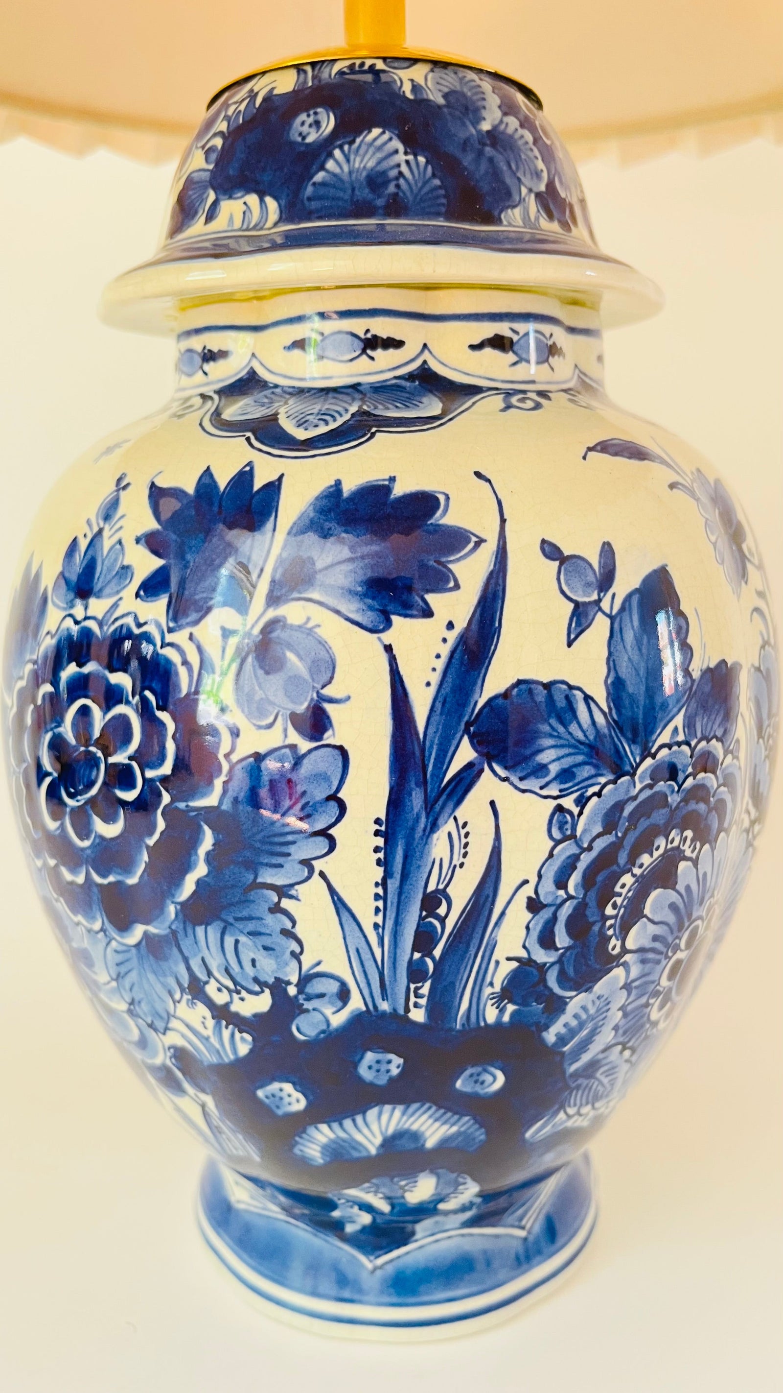 Antique Delft ‘De Porceleyne Fles’ Lamp