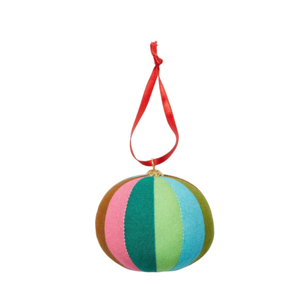Patchwork Stripe Christmas Decoration