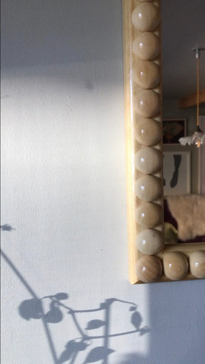 Over-Sized Bobbin Mirror