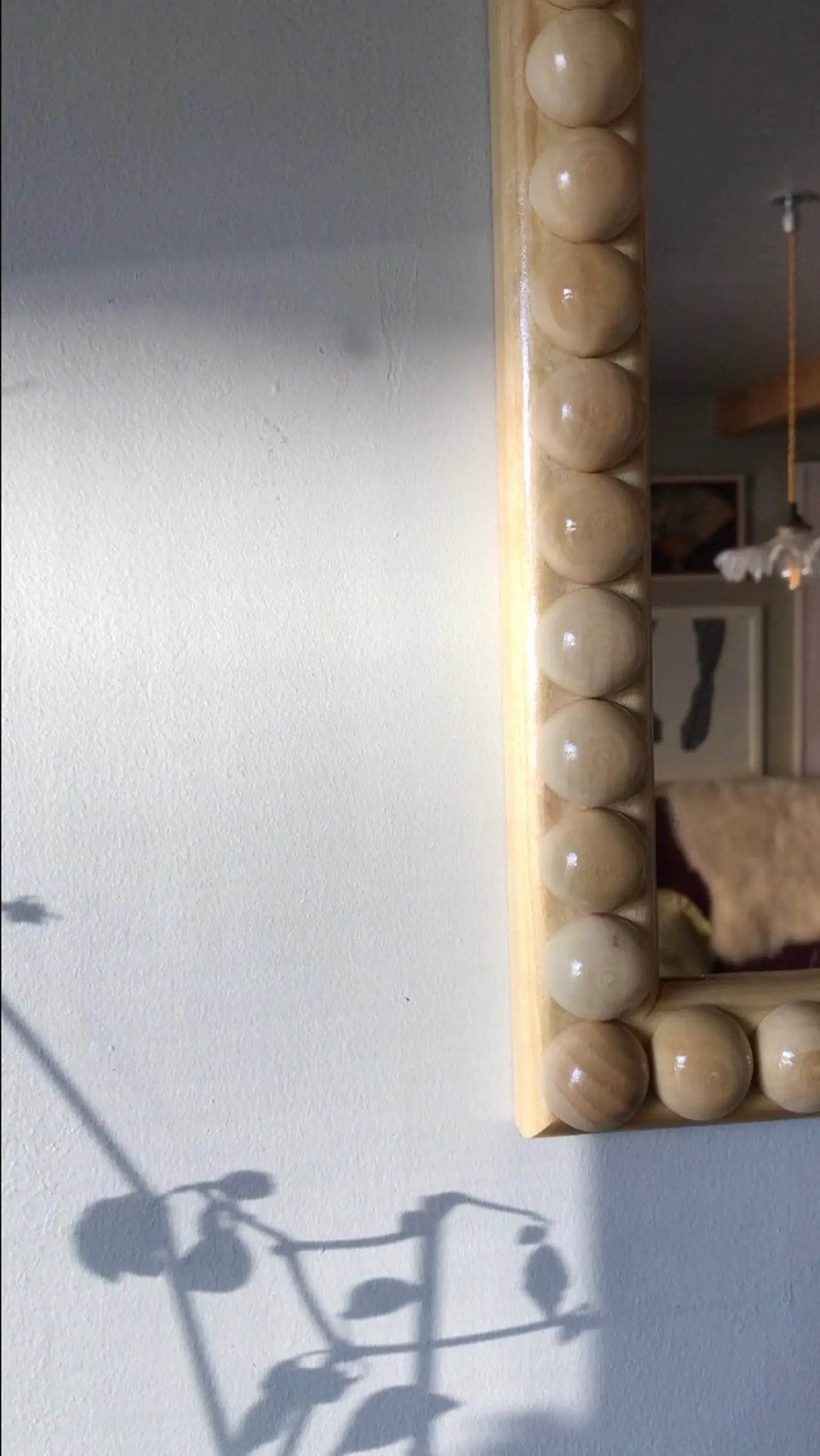 Over-Sized Bobbin Mirror
