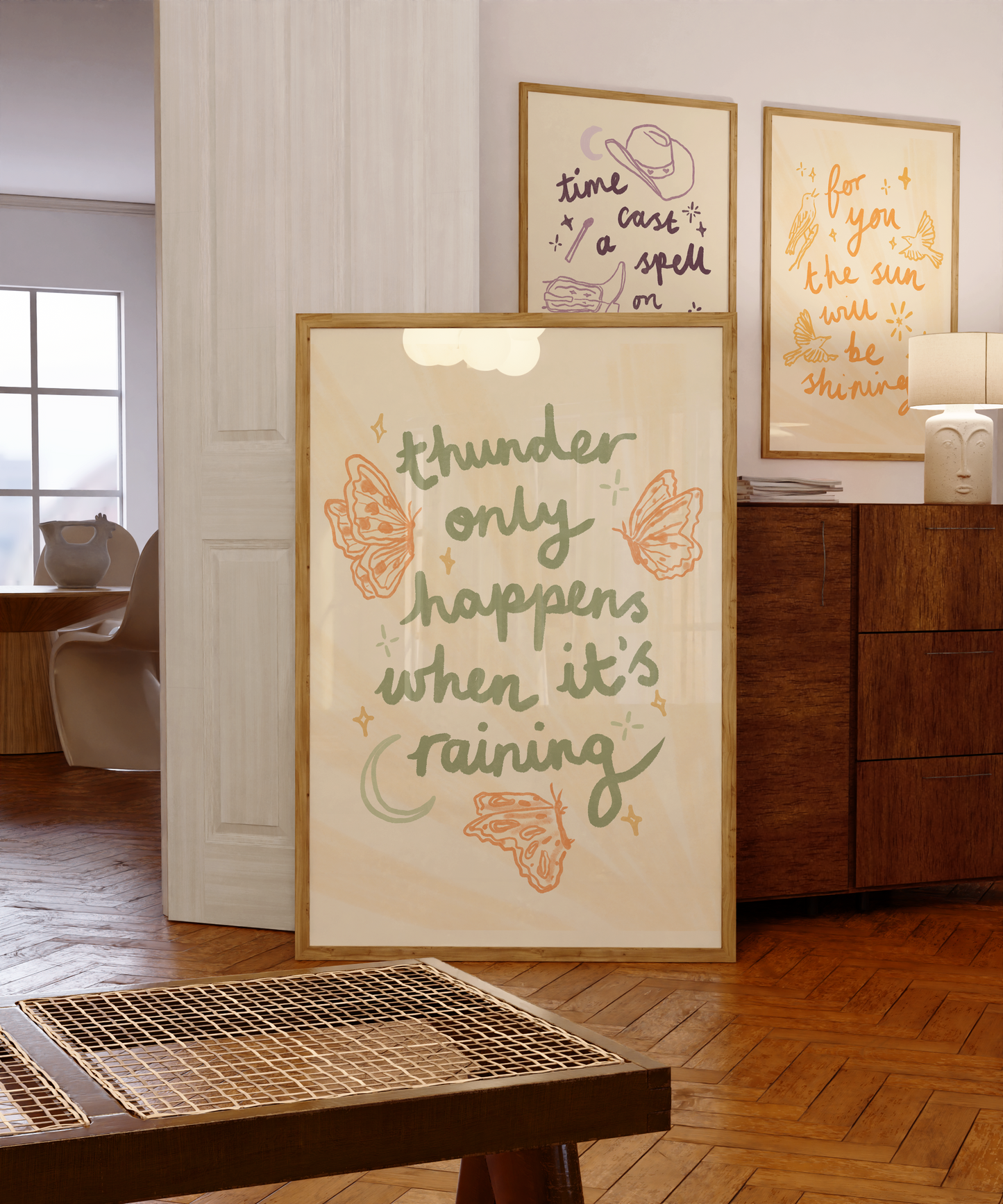 Thunder Only Happens When Its Raining Print
