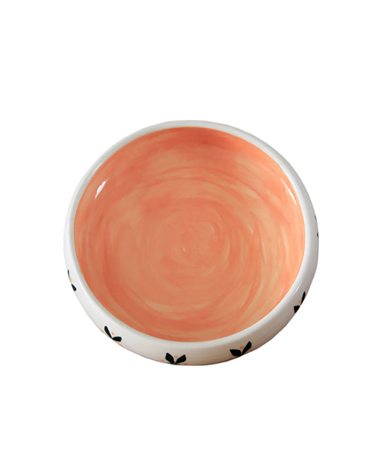 Grecian Leaf Deep Ceramic Plate 02