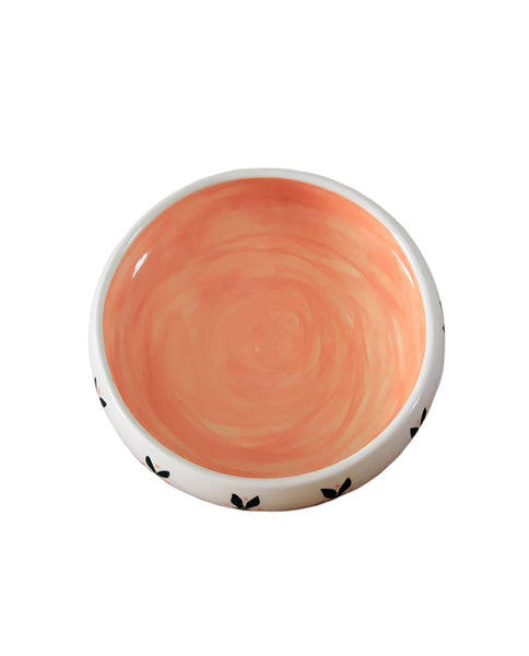 Grecian Leaf Deep Ceramic Plate 02