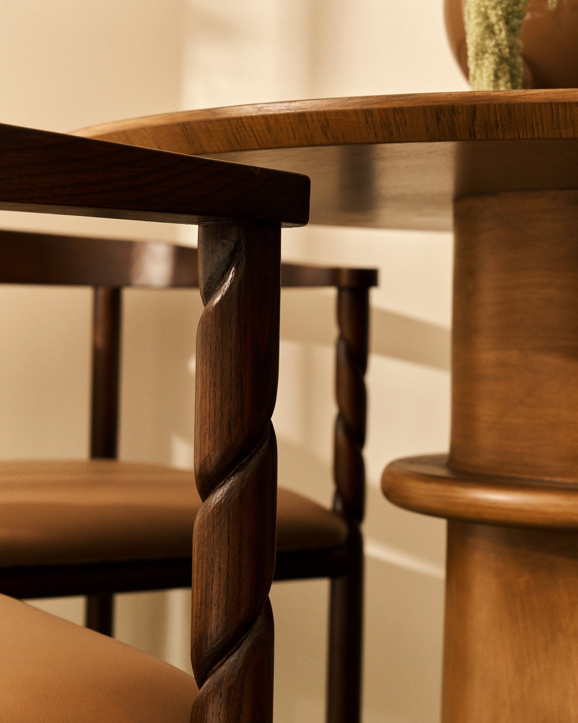 Twisted Dining Arm Chair
