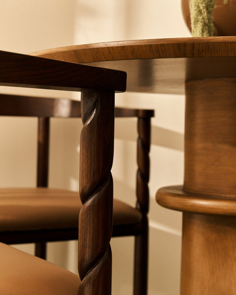 Twisted Dining Arm Chair